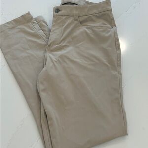 Lululemon Men's Tan Slim Fit Pants 31X34